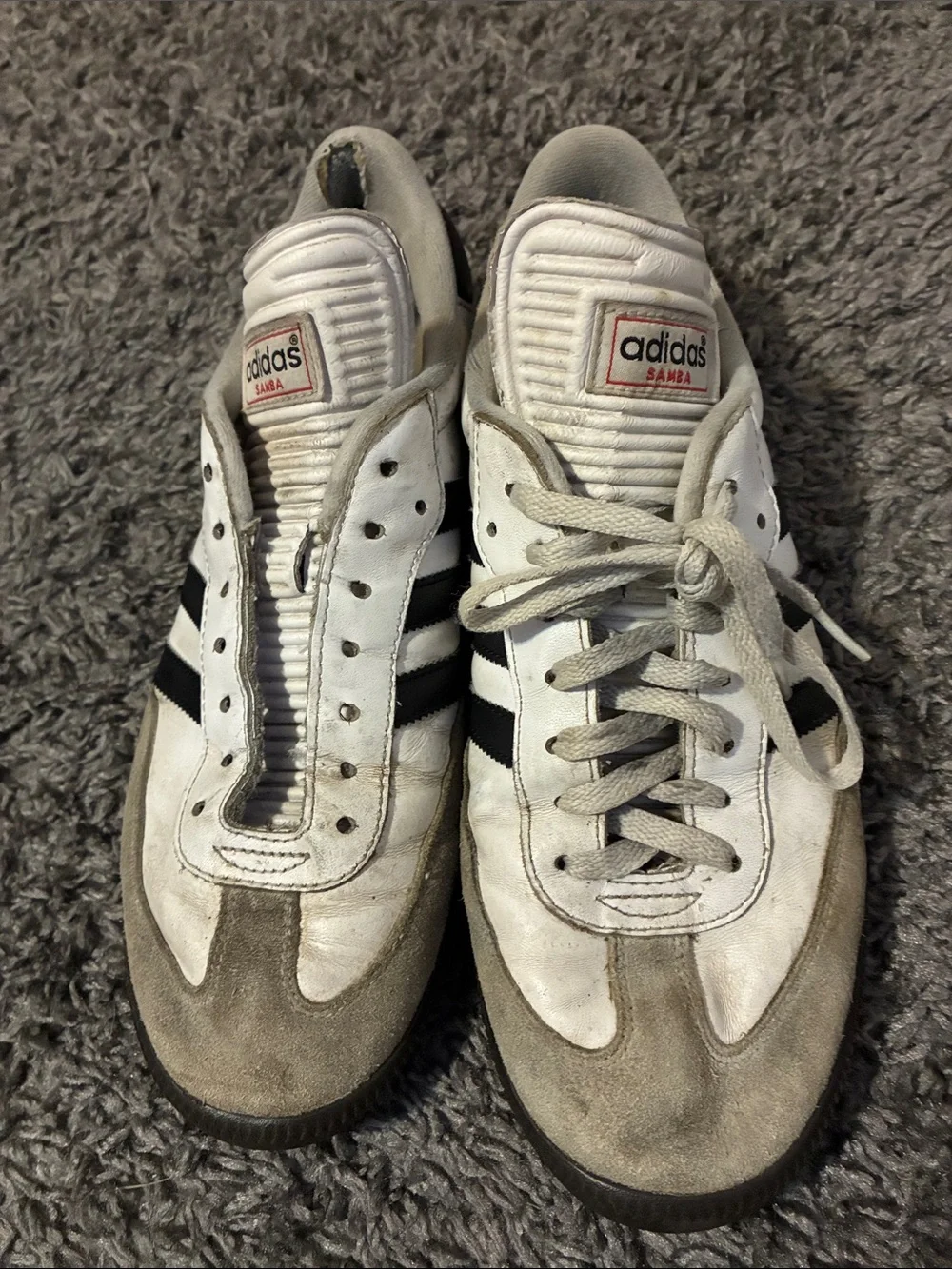 White adidas samba
